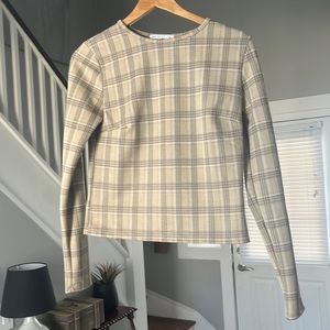 Antistar Size Medium Plaid Top